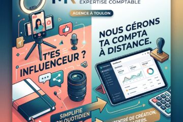 Illustration MR Consultis : gestion comptable à distance pour influenceurs et créateurs de contenu à Toulon avec l'application Pennylane.