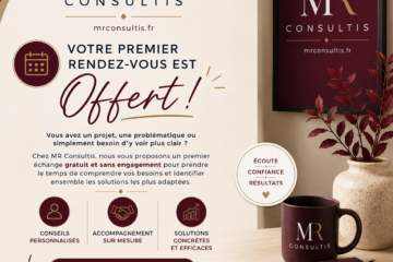 Premier rendez-vous offert chez MR Consultis - Conseils personnalisés et accompagnement sur mesure.